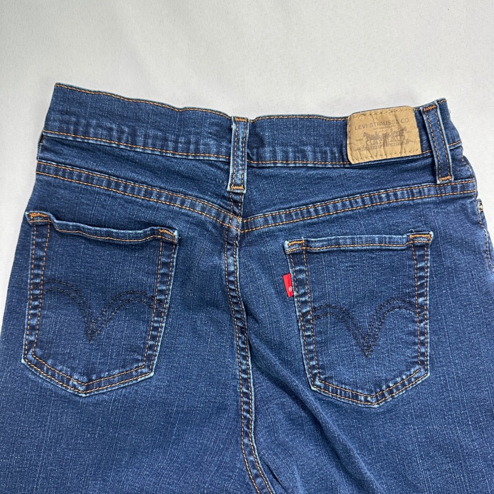 Vintage Levi's 512 Bootcut Jeans Womens 6M Dark‎ Blue Baggy Y2K Retro Denim